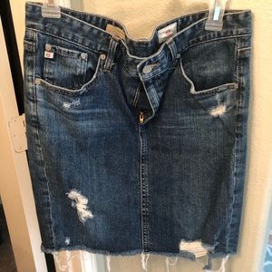 Anthropologie AG denim pencil skirt ✨